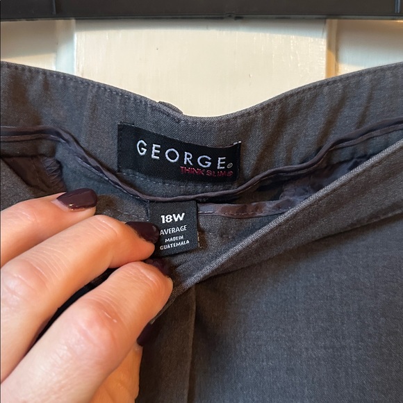 George grey dress pants size 18W women’s MK - Picture 4 of 5